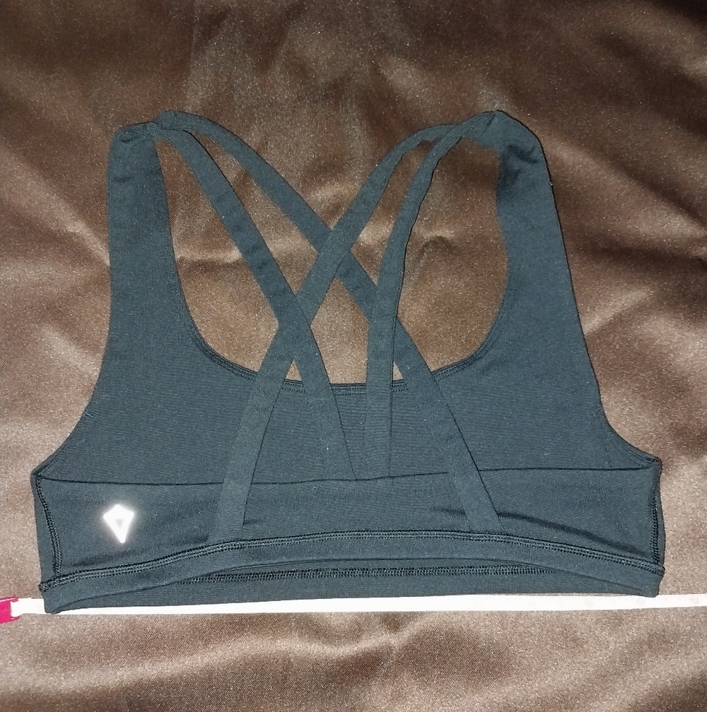Lululemon Ivivva Revesible Strappy Girls Sports Bra, And Lularoe Leggings, Tween